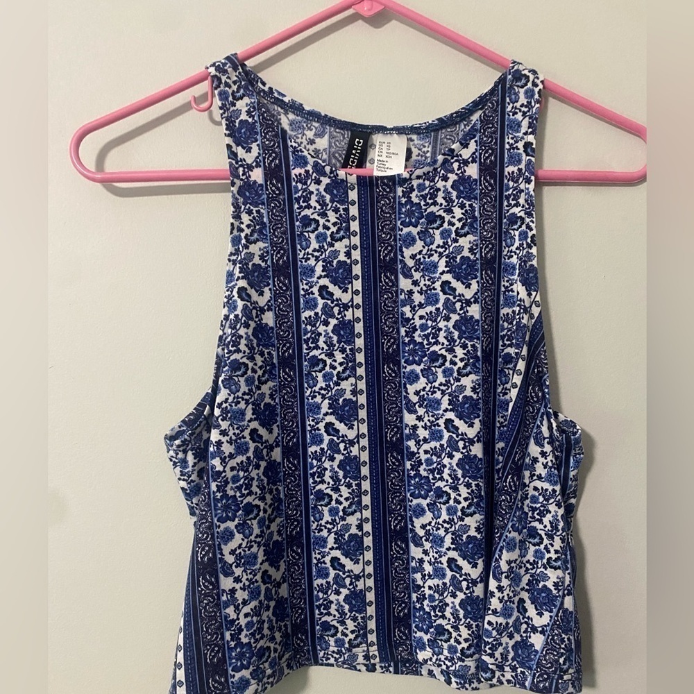 H&M Divided Floral Tank Top
